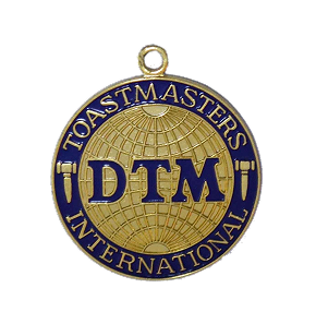 Medalia DTM Toastmasters International